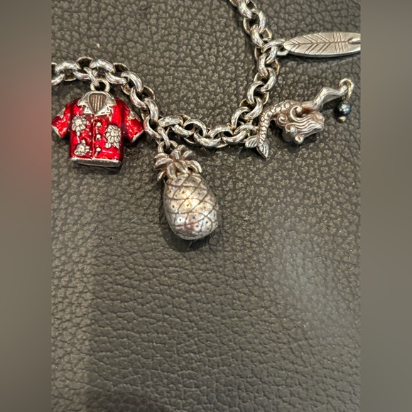 Brighton Hawaii state Silver Charm Bracelet - Picture 6 of 11